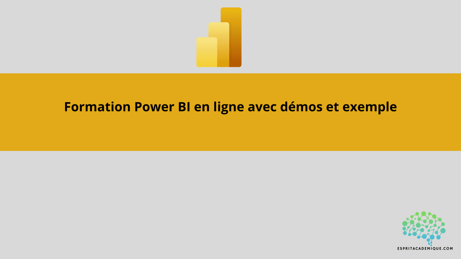 Formation Power Bi En Ligne Avec D Mos Et Exemple Espritacademique