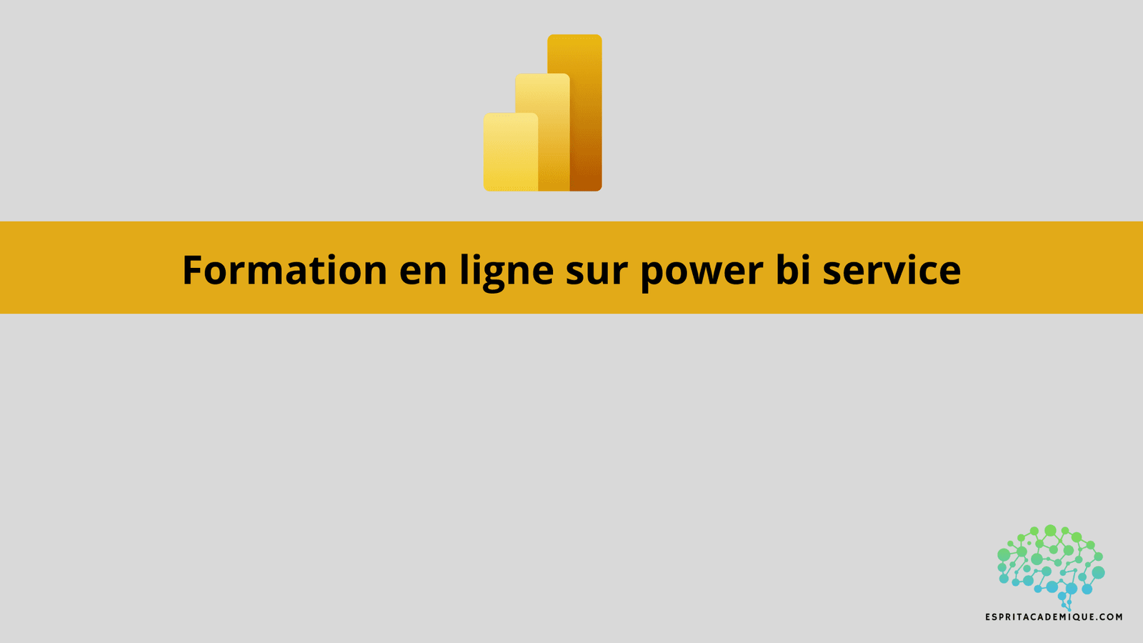 Formation En Ligne Sur Power Bi Service Espritacademique