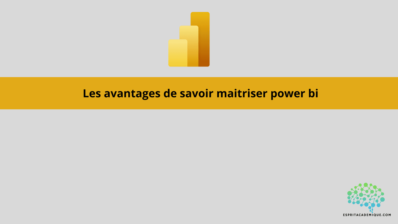 Les Avantages De Savoir Maitriser Power Bi Espritacademique