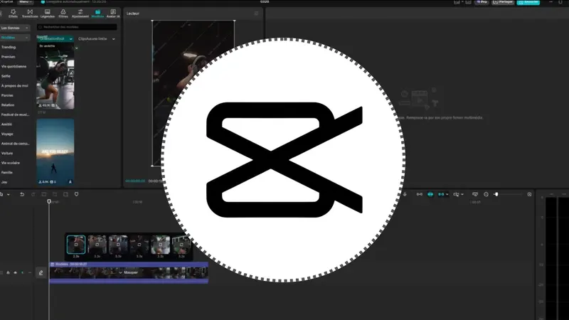Apprendre CapCut de A à Z : Montage vidéo réseaux sociaux