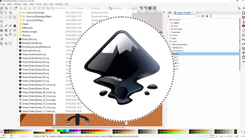 Apprendre Inkscape de A à Z : prise en main et maitrise de l'outil