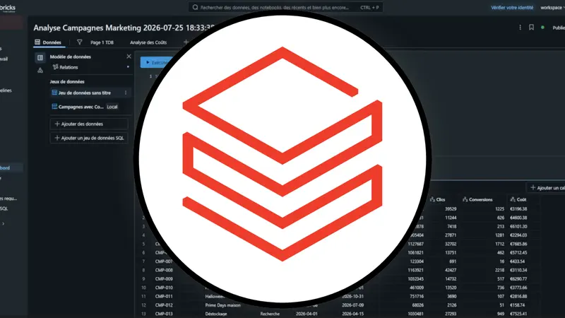 Cours pour apprendre Databricks : analyser, traiter et entraîner vos données