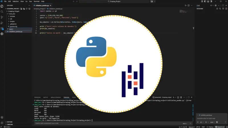 Python Data Science : Du Web Scraping à l'Analyse Pandas