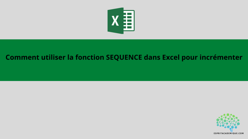 SEQUENCE fonction Excel