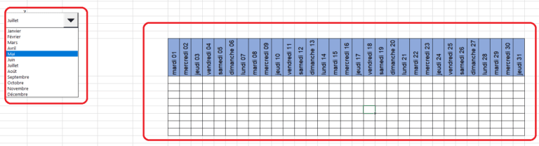 Comment Cr Er Un Calendrier Dynamique Dans Excel Espritacademique