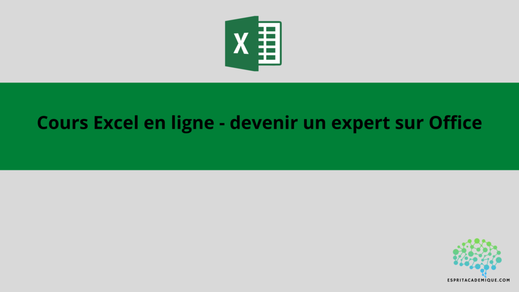 cours en ligne Excel