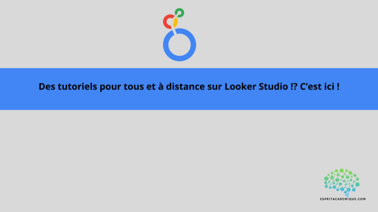 tutoriels looker studio