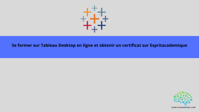 formation en ligne avec certificat tableau desktop