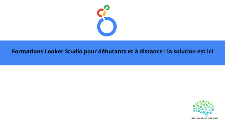 solution pour se former sur looker studio