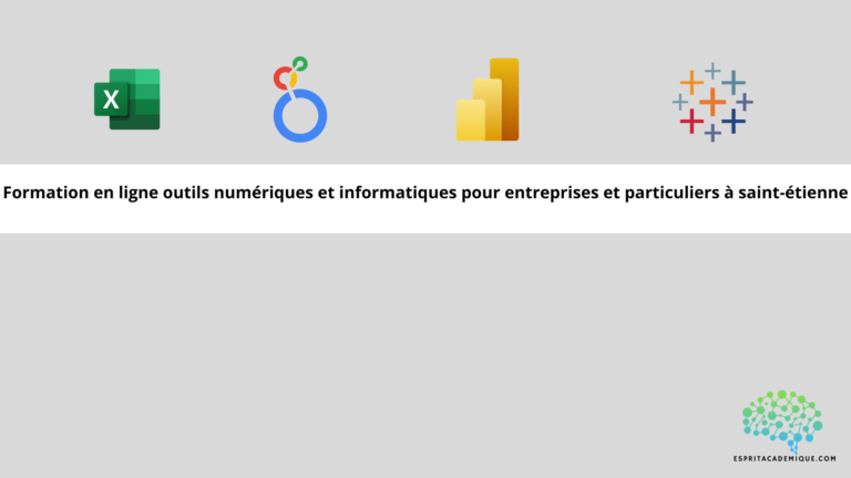 Formation en ligne outils numériques et informatiques pour entreprises et particuliers à saint-étienne