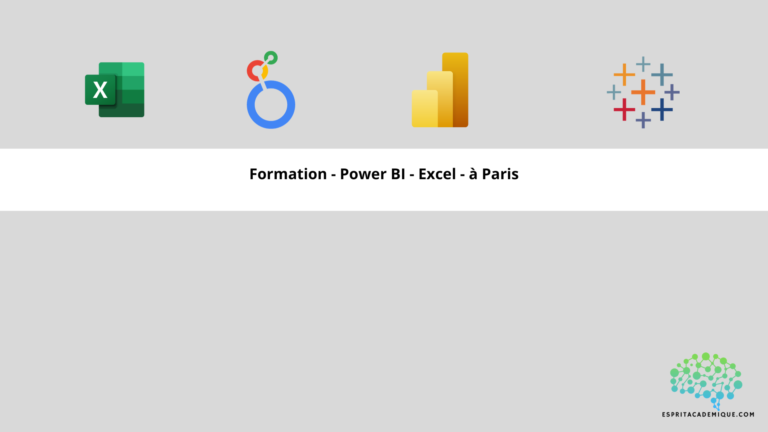 Formation - Power BI - Excel - à Paris