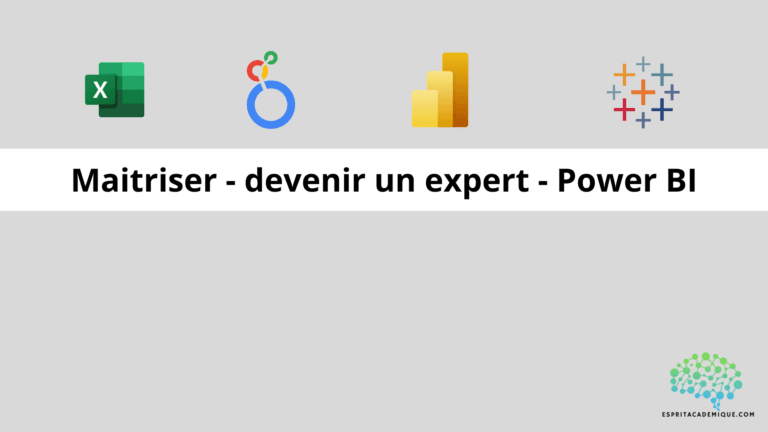 Maitriser - devenir un expert - Power BI