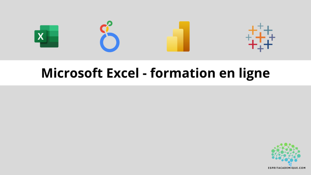 Microsoft Excel - formation en ligne