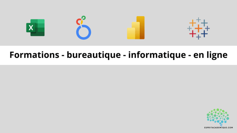 Formations - bureautique - informatique - en ligne