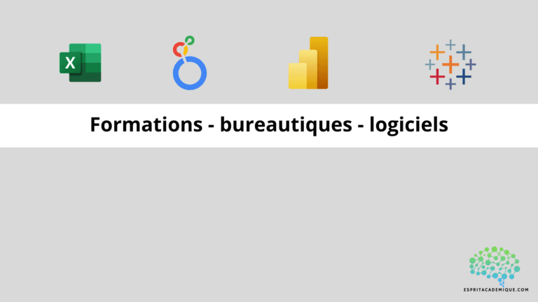 Formations - bureautiques - logiciels