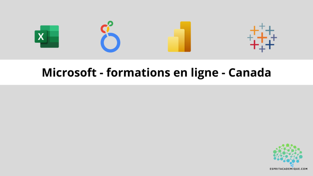 Microsoft - formations en ligne - Canada