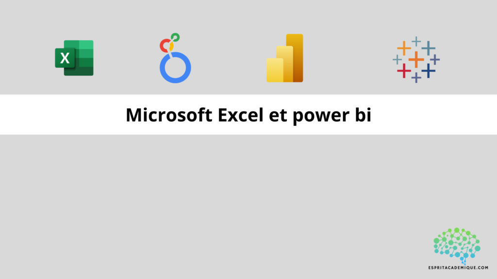 Microsoft Excel et power bi