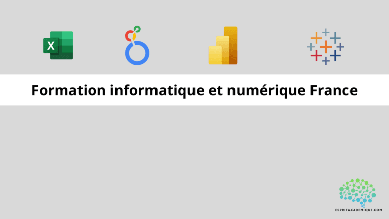 Formation informatique et numérique France