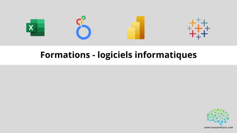 Formations - logiciels informatiques