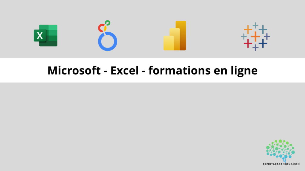 Microsoft - Excel - formations en ligne