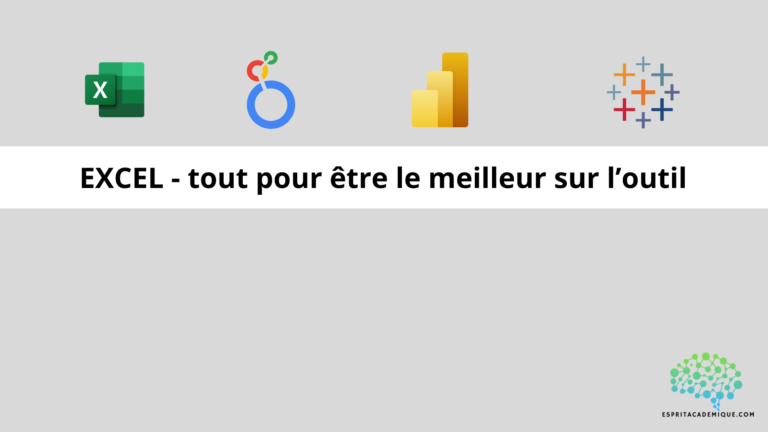 EXCEL - tout pour être le meilleur sur l’outil