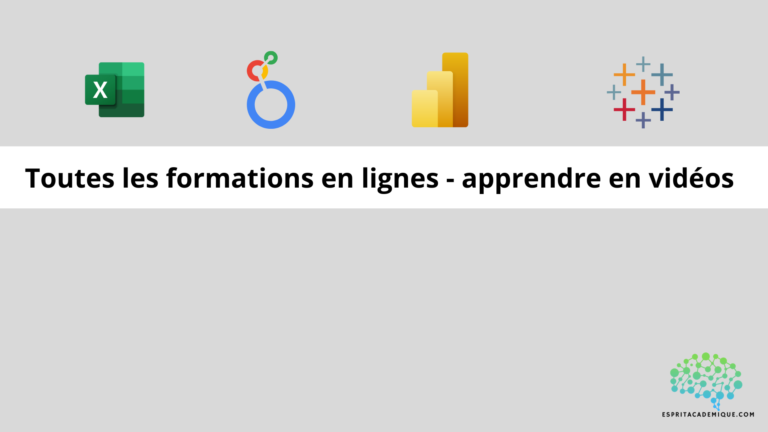Toutes les formations en lignes - apprendre en vidéos