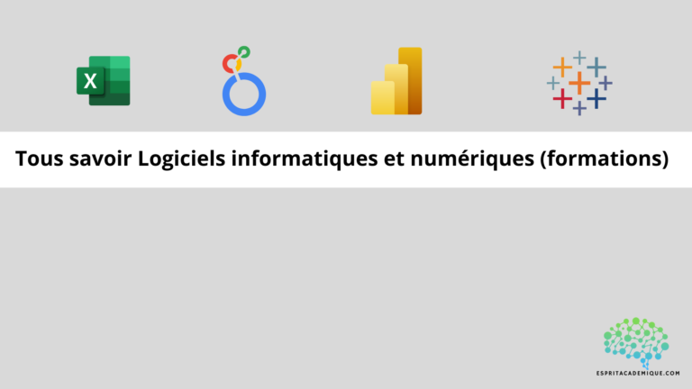 Tous savoir Logiciels informatiques et numériques (formations)