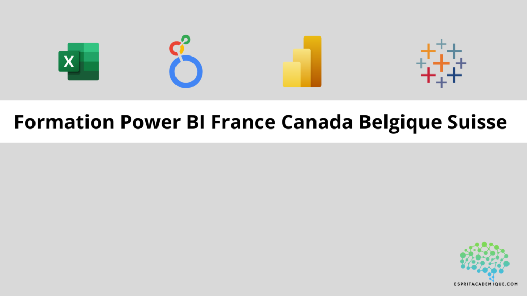 Formation Power BI France Canada Belgique Suisse