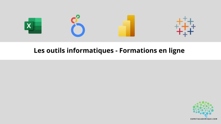 Les outils informatiques - Formations en ligne