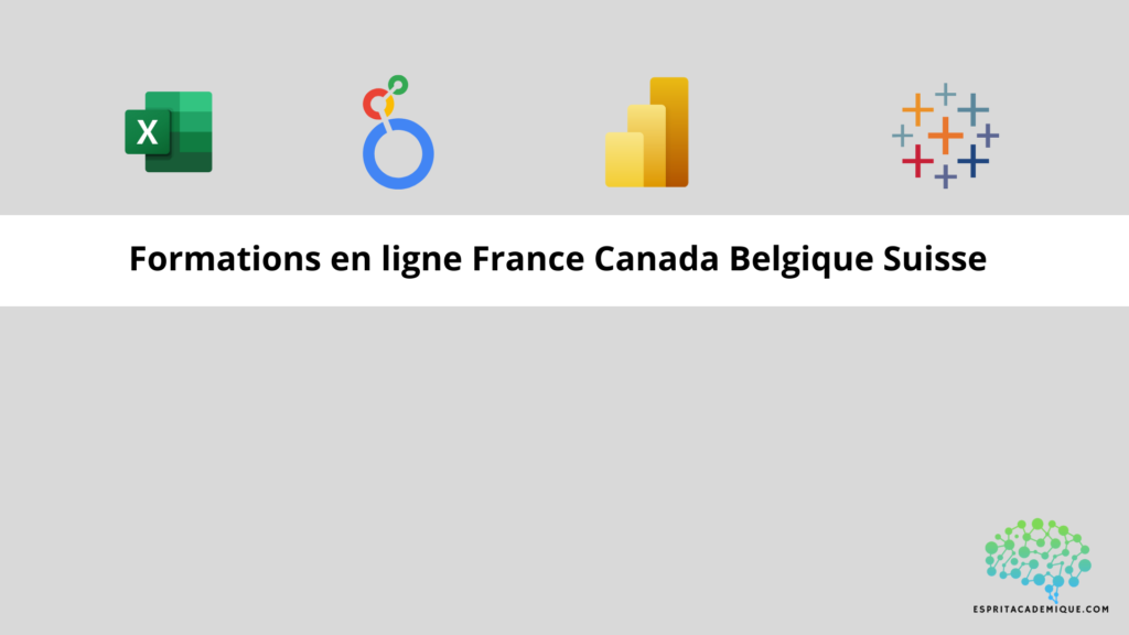 Formations en ligne France Canada Belgique Suisse