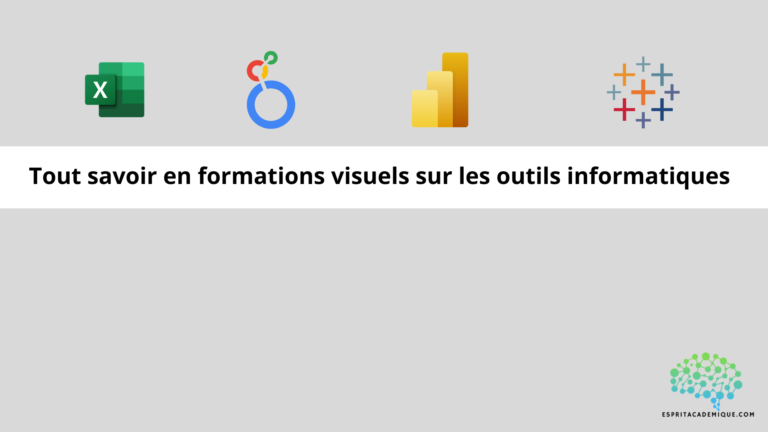 Tout savoir en formations visuels sur les outils informatiques