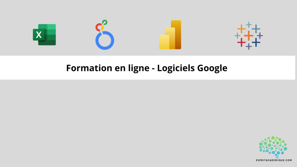 Formation en ligne - Logiciels Google