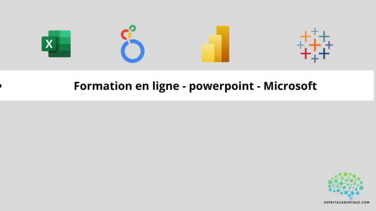 Formation en ligne - powerpoint - Microsoft