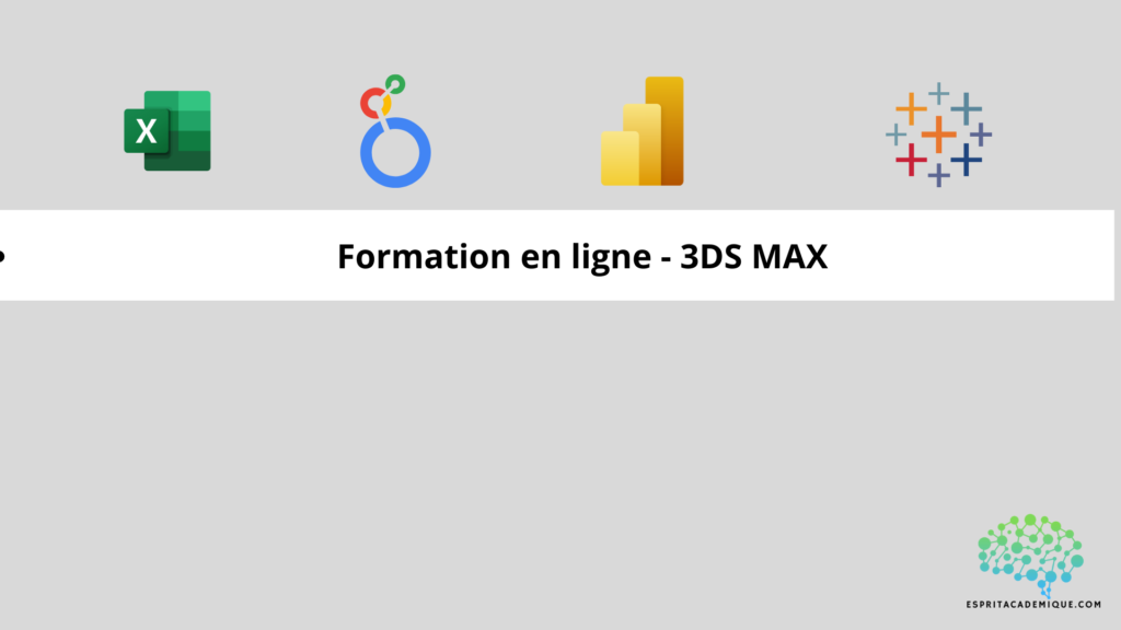 Formation en ligne - 3DS MAX