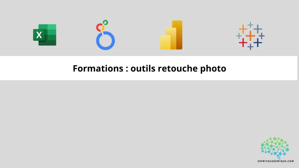 Formations : outils retouche photo