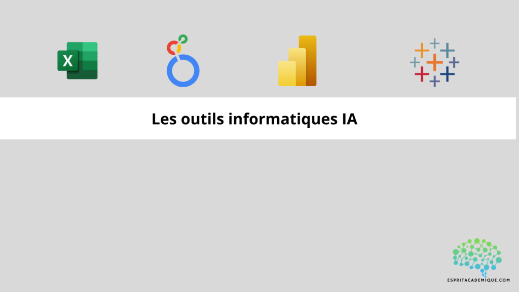 Les outils informatiques IA