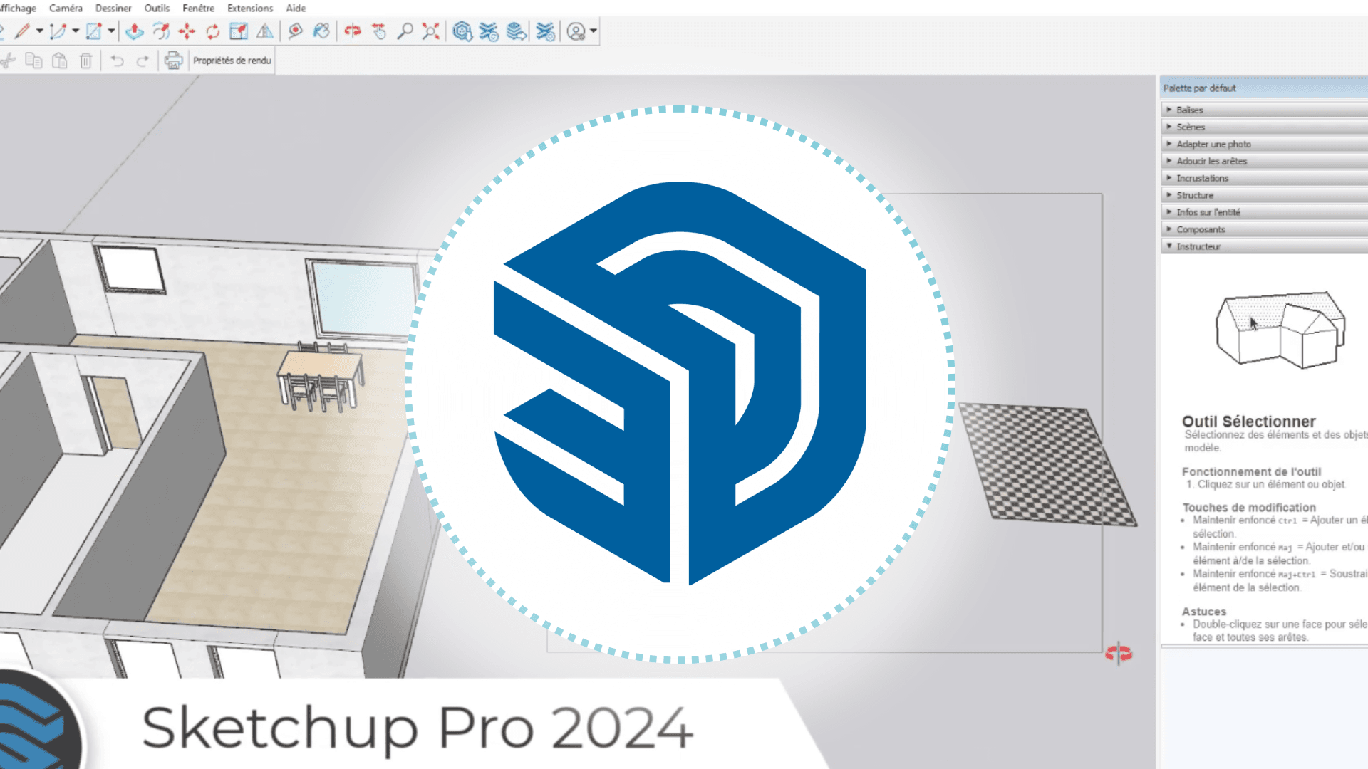 Formation complète Sketchup Pro : maitriser l'outil de A à Z