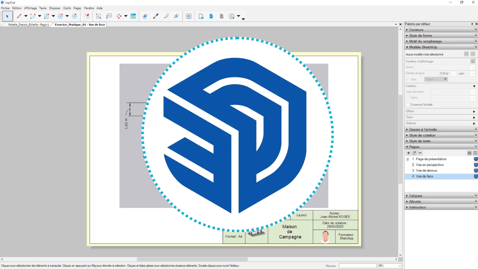 LayOut SketchUp — Créez des plans professionnels et des présentations claires