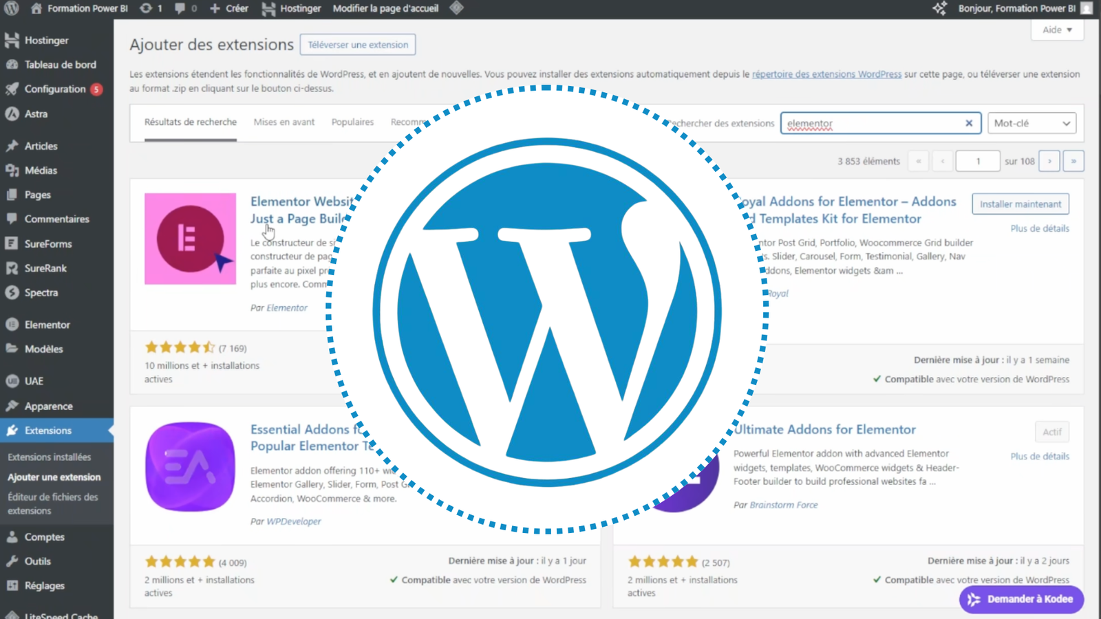 WordPress 2026 – Créez un site web professionnel de A à Z