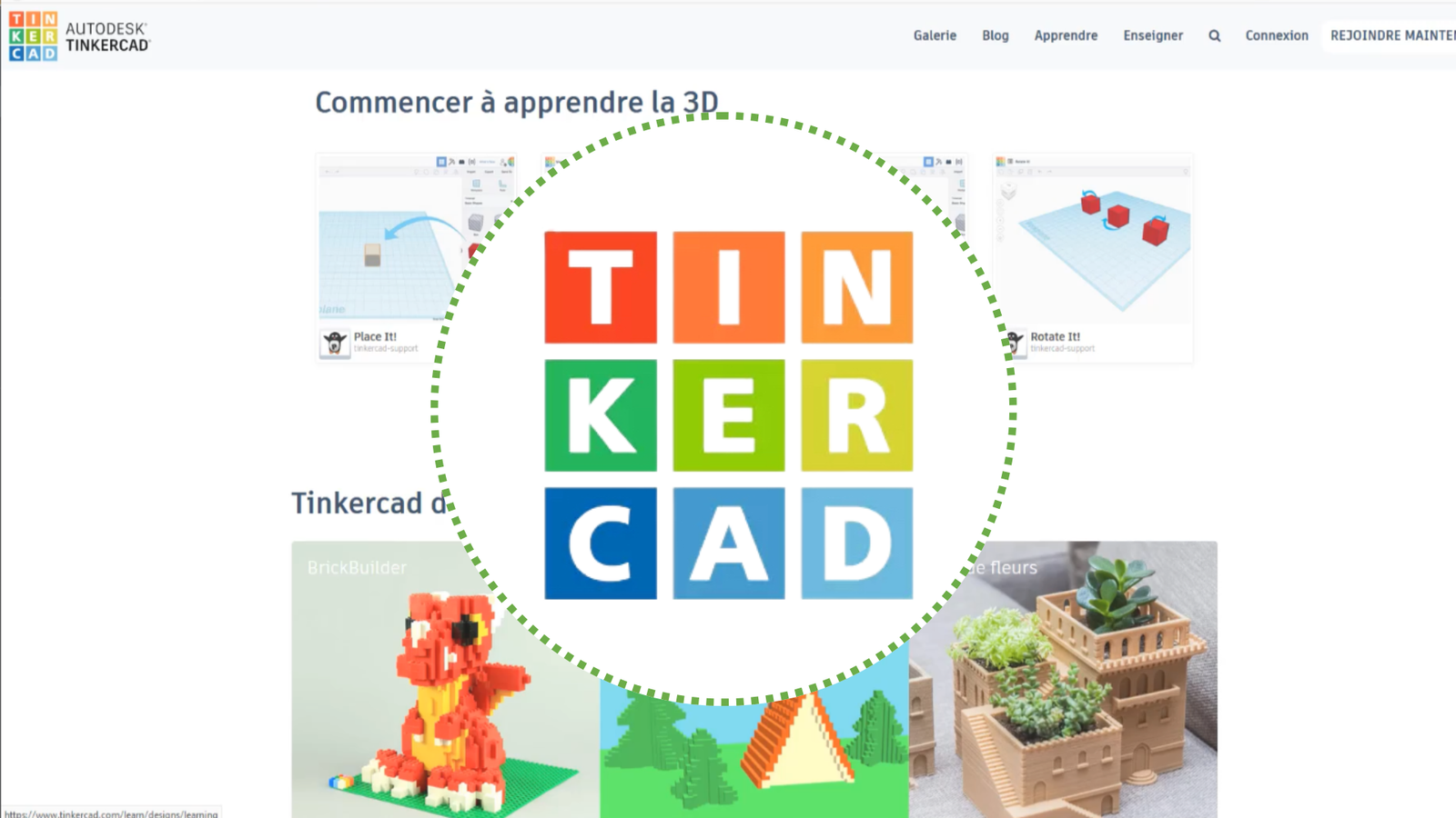 Formation Tinkercad : modélisation 3D & impression
