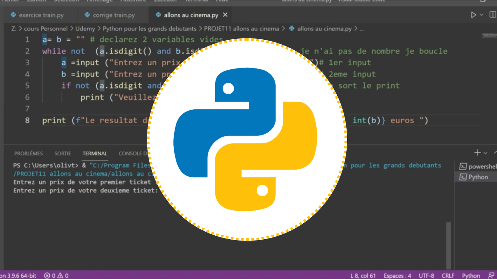 Formation Python 2026 : Apprendre le Scripting Python
