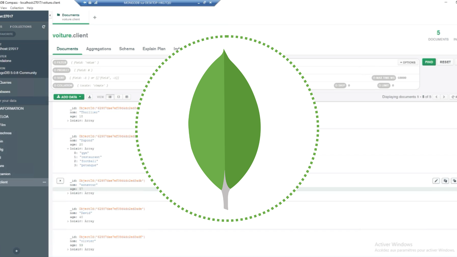 MongoDB – formation complète pour les débutants