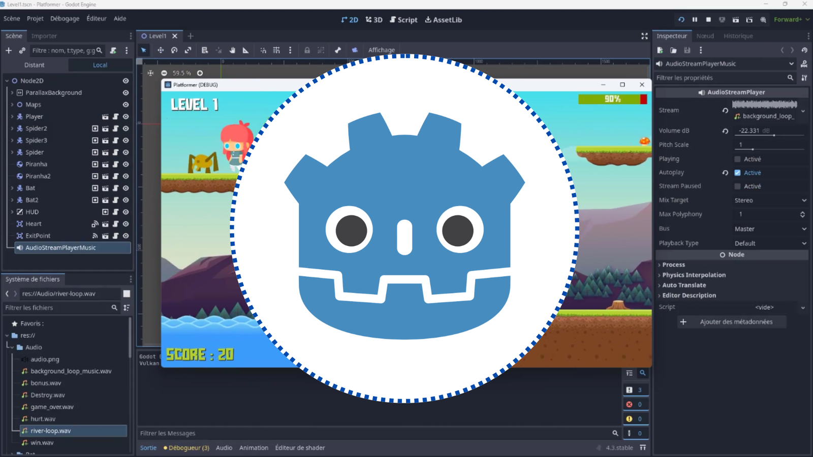 Apprendre Godot : Maîtriser et développer un jeu vidéo de A à Z