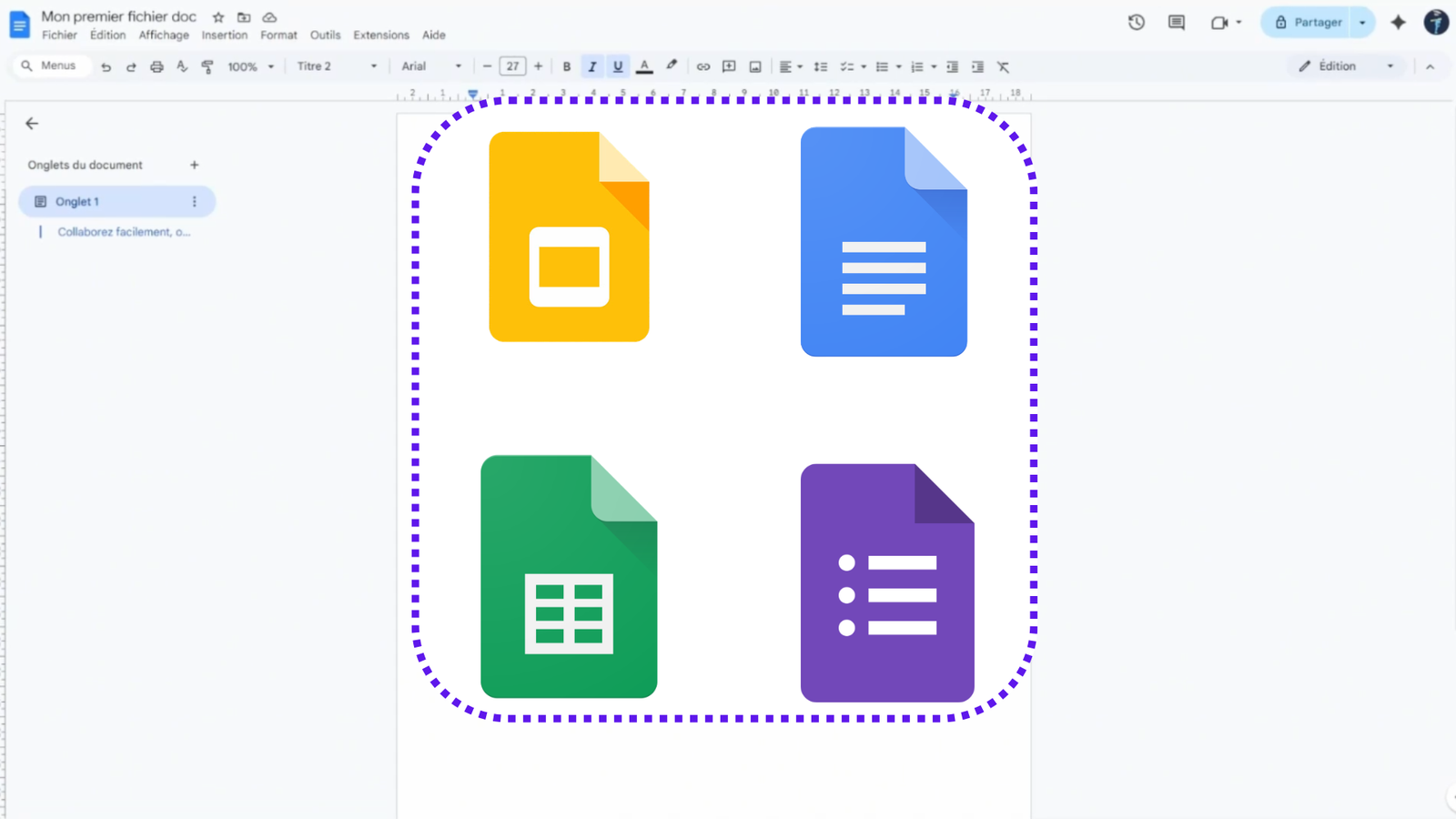 Maîtriser Google Docs, Sheets, Slides et Forms de A à Z
