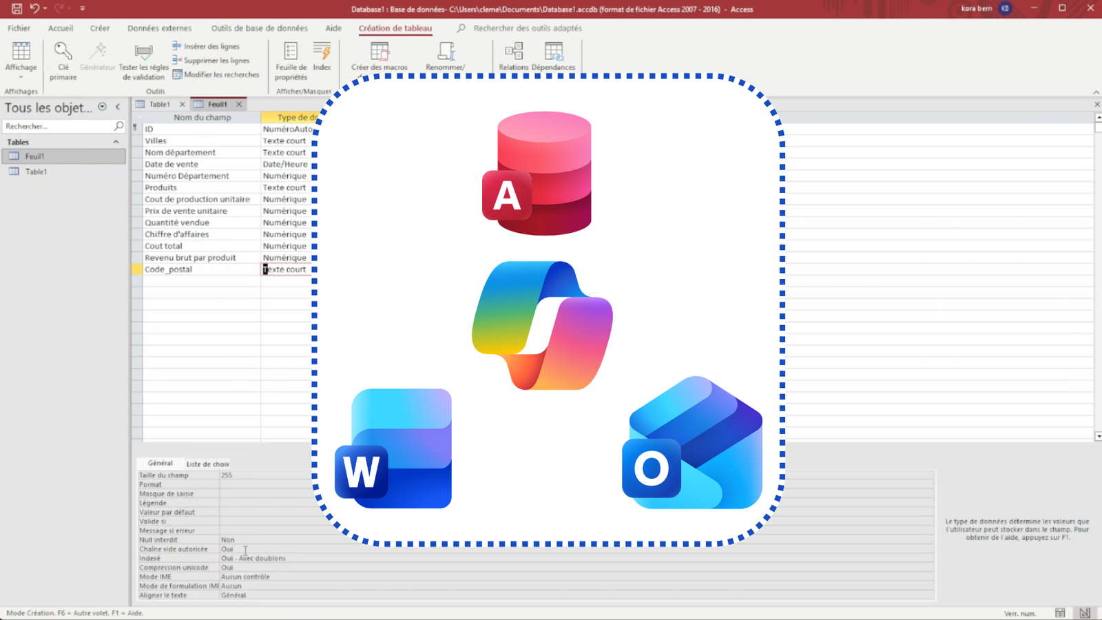 Maîtriser Word, Outlook et Access : Le Guide Pratique + IA Copilot