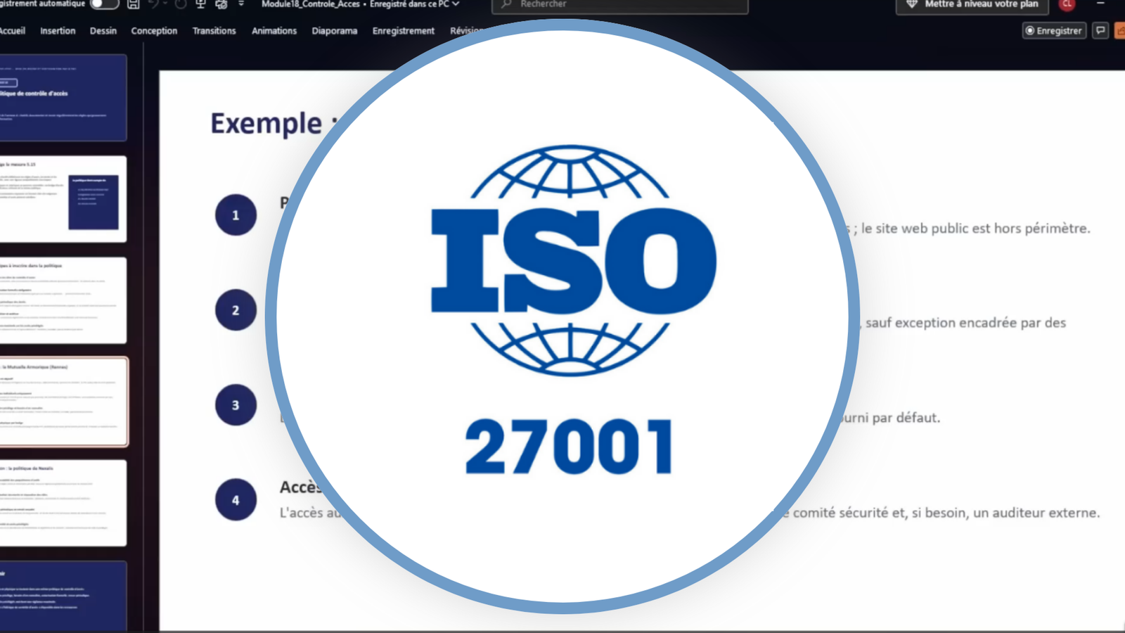 Formation ISO 27001 : de la gestion des risques au SMSI