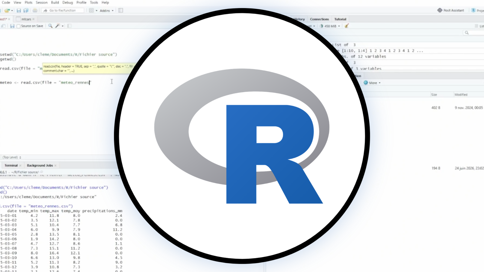 Apprendre la Programmation R & RStudio : Cours Complet