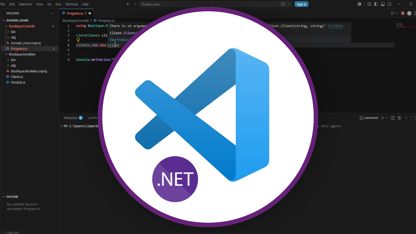 Maîtriser VS Code, C# et VB.NET : Le cours développeur